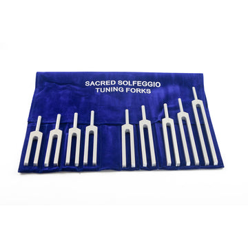 Solfeggio Tuning Forks (With 'Missing' 3 Forks) – Set Of 9