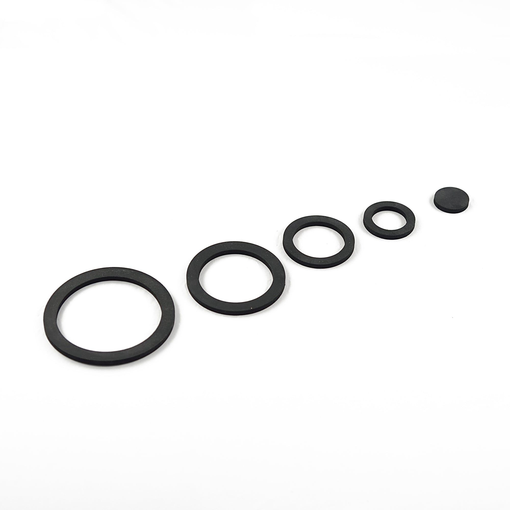 Set Of 5 Rubber Rings For Tibetan Singing Bowls