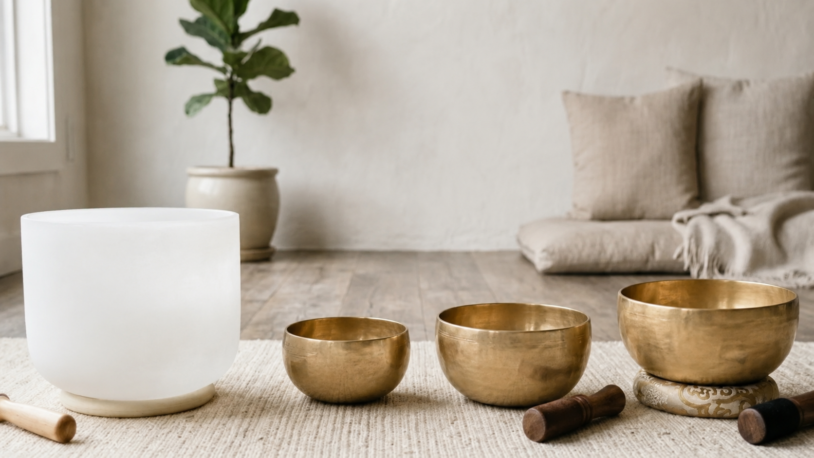 How To Choose Your Singing Bowls: Crystal vs. Tibetan