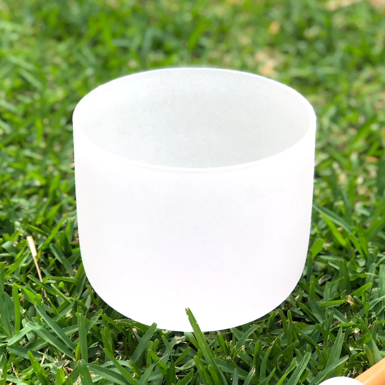 Third Eye Chakra 7" White Crystal Singing Bowl