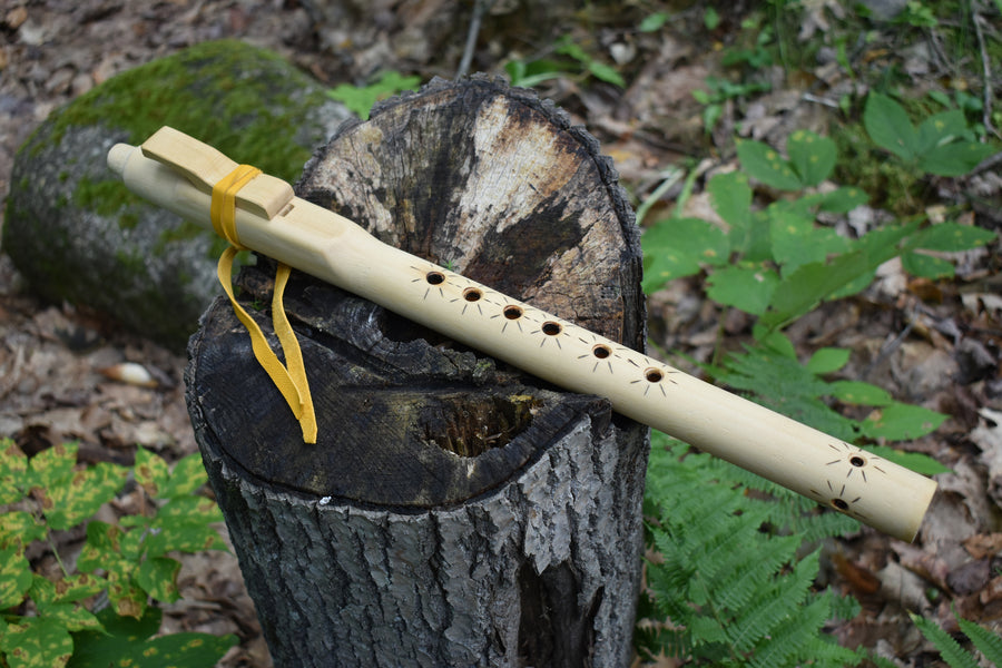 Native American Style Flute in G Minor - Alaskan Yellow Cedar