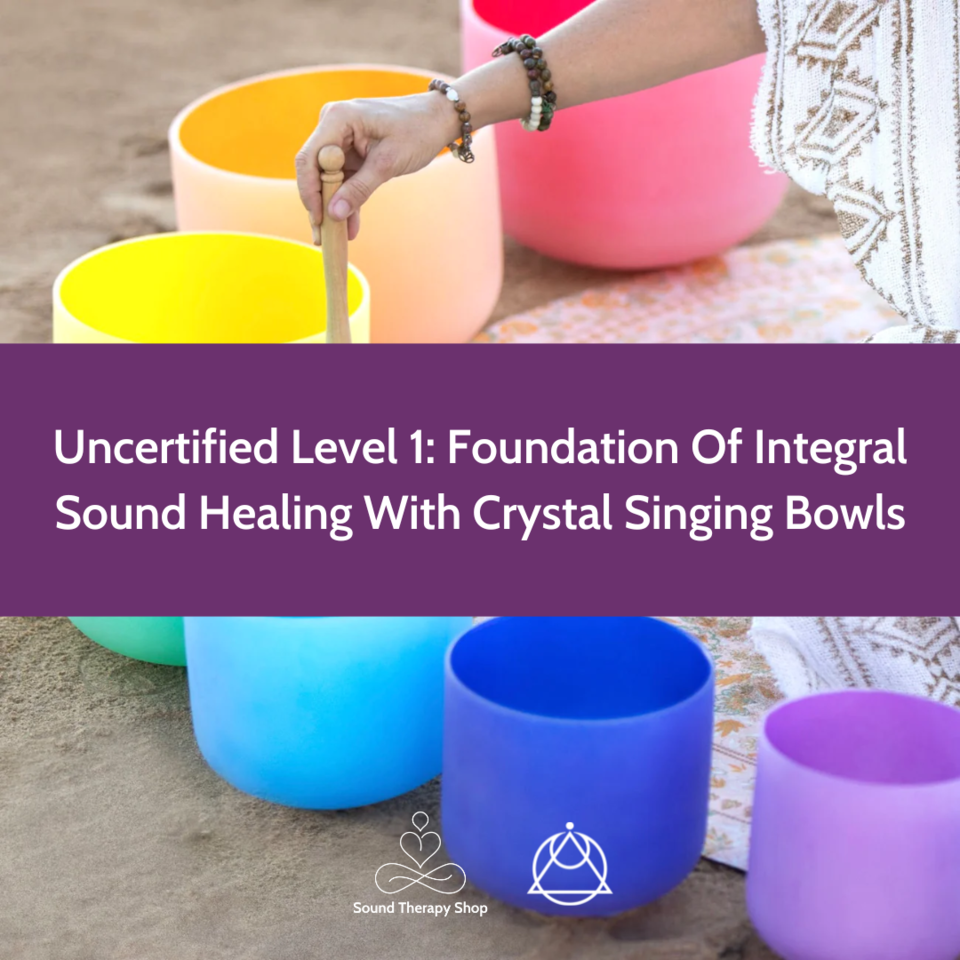 Online Uncertified Level 1 Course: Foundations of Integral Sound Healing with Crystal Singing Bowls