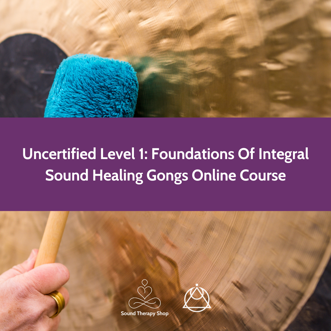 Online Uncertified Level 1 Course: Foundations of Integral Sound Healing with Gongs