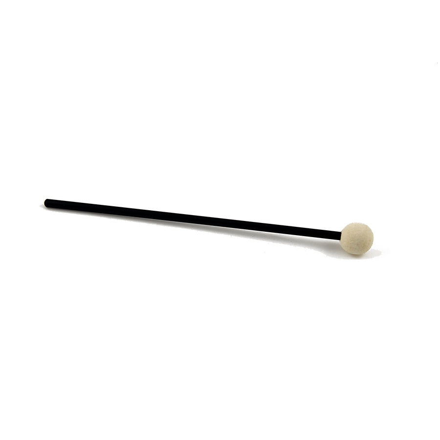 Peter Hess Mallet For Singing Bowls (Small, Hard White) - 0.9 Inch Head