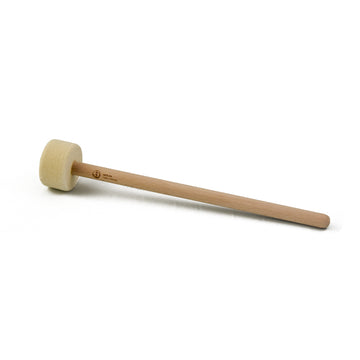 Peter Hess Mallet For Singing Bowls (Medium, Soft White) - 2.2 Inch Head